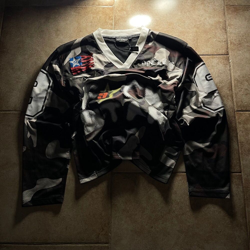 Vintage Chrome Hearts Style Camo Jersey